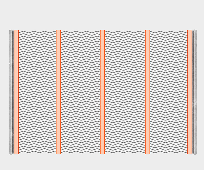 self cleaning screen mesh